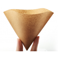 Wood color coffee filter paper