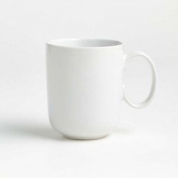 Wren Matte White Mugs, Set of 8